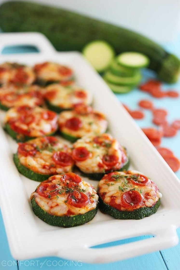 Moda Mini pizzas de Courgette