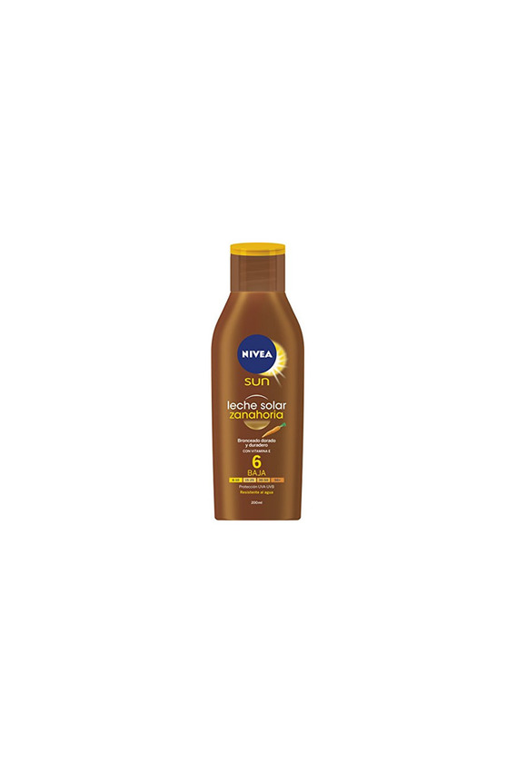 Social NIVEA DEEP TANNING carotene  - Loción con protección solar SPF6, 200 ml