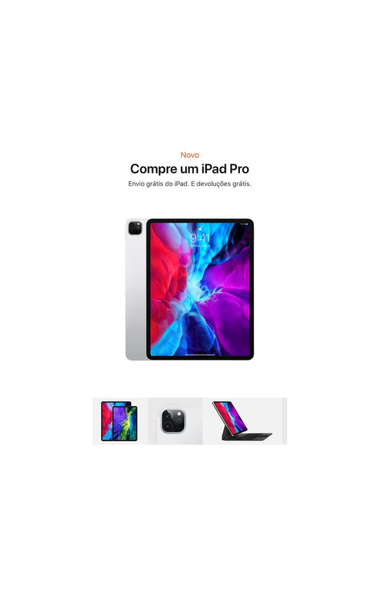 Product iPad Pro Wi-Fi de 12,9 polegadas 256 GB - Prateado - Apple