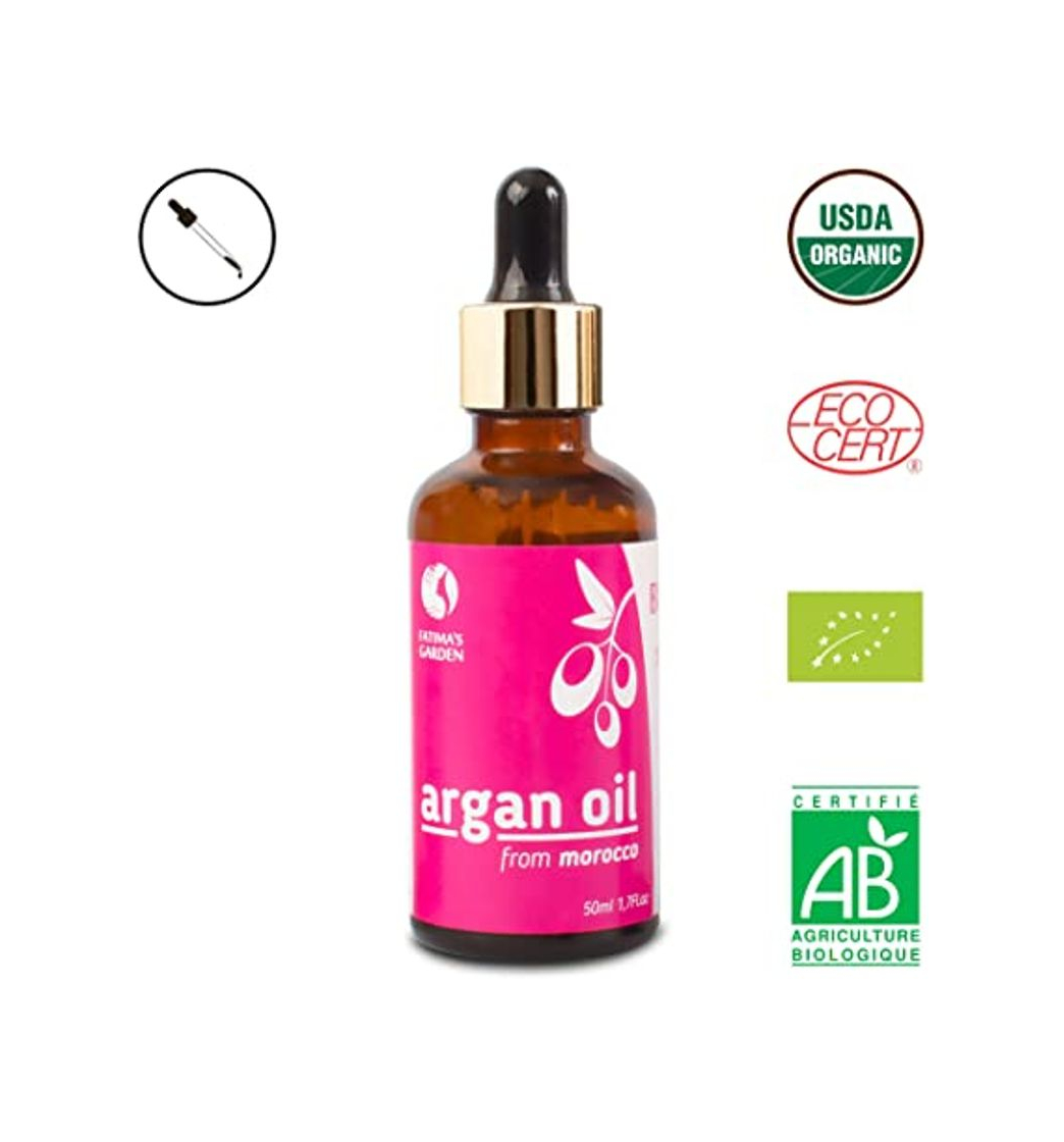 Belleza Aceite de Argán 100% Puro, Natural, Orgánico 100 ml