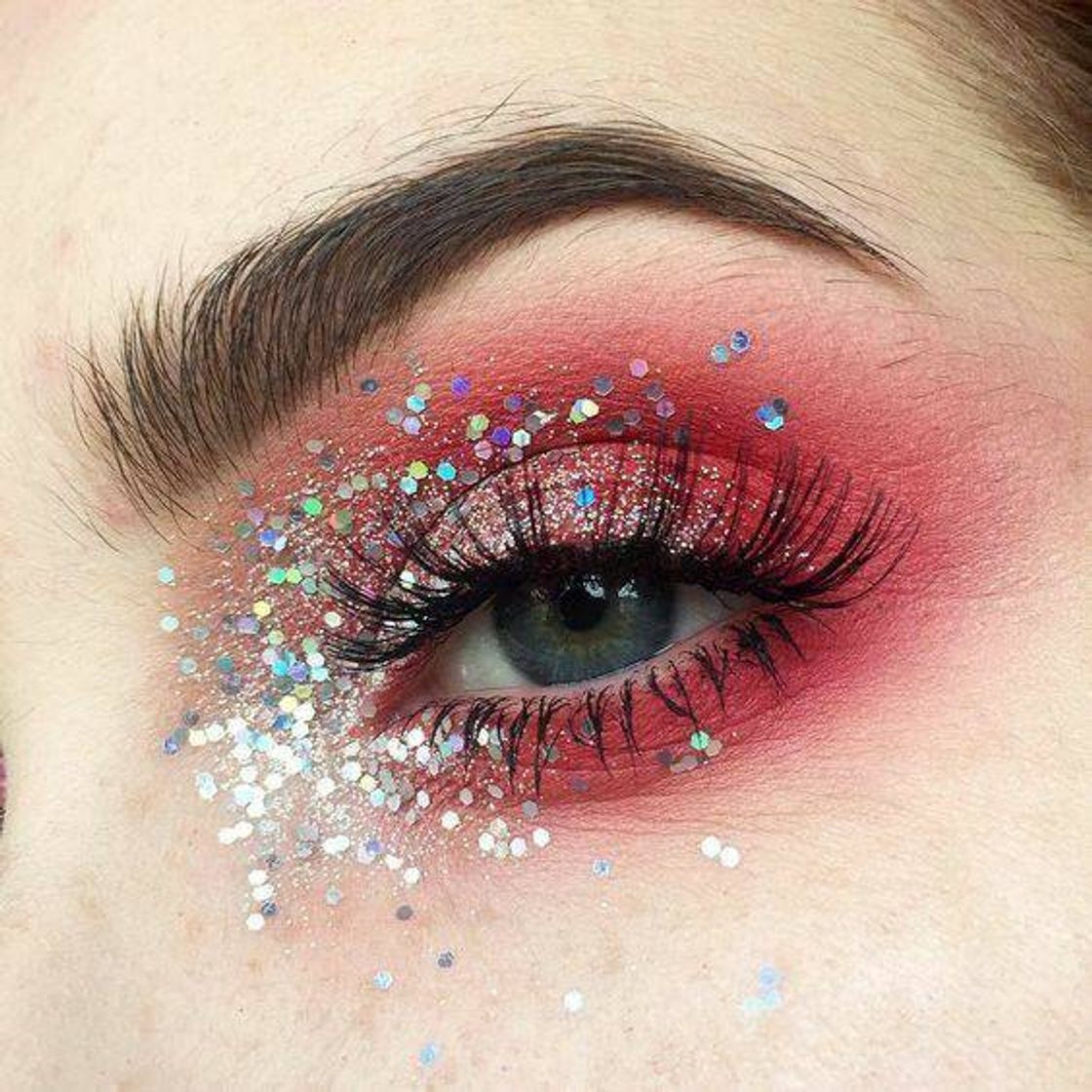 Moda Red/Glitter 