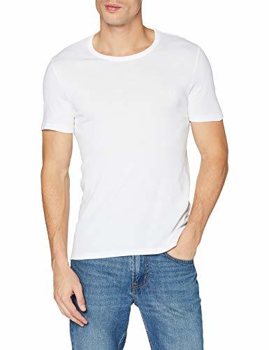 Fashion BOSS T-Shirt RN Original Camiseta, Blanco