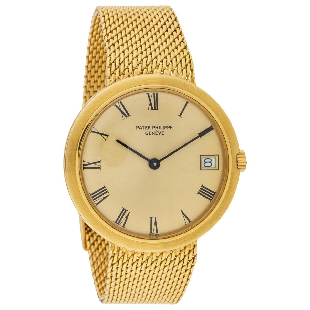 Moda Patek Phillipe Calatrava De Ouro