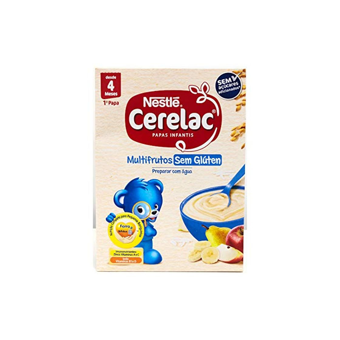 Producto Cerelac Harina Leche Adaptada Multifrutas Sin Gluten 250g