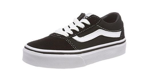 Vans Ward Suede/Canvas, Zapatillas Unisex Niños, Negro