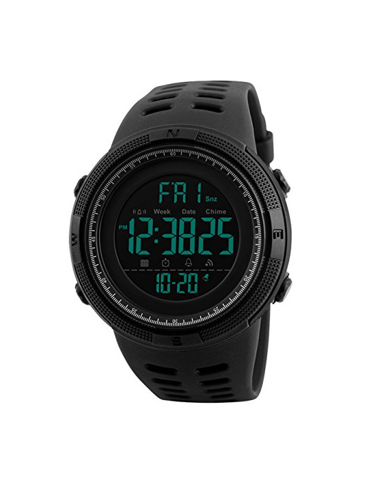 Reloj Digital, para Hombre, para Actividades al Aire Libre, Deportivo, Militar, Sumergible,