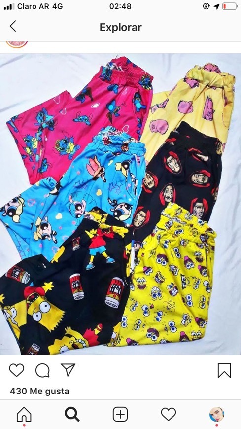 Moda Hermosaa pantalones pijamas