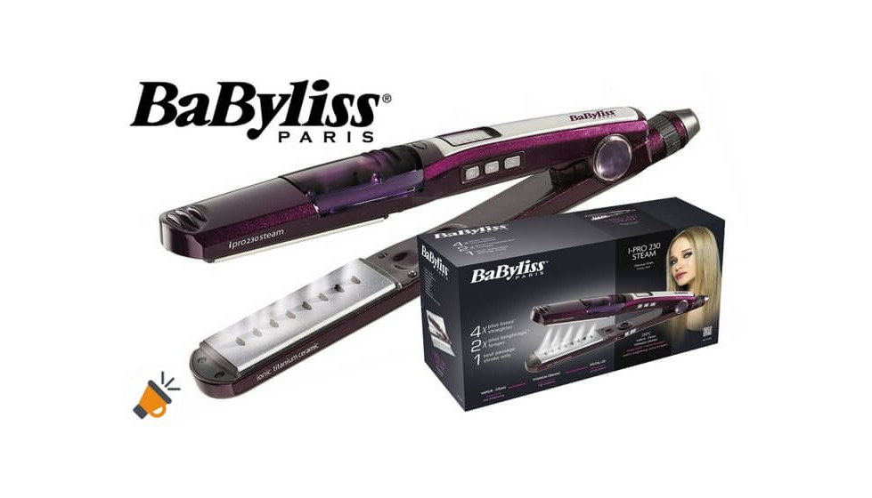 Product Plancha de pelo a vapor babyliss 