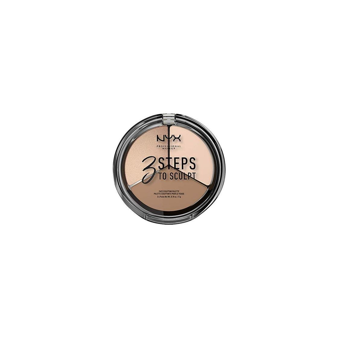 Social NYX Professional Makeup Paleta de Contouring & Iluminador 3 Steps to Sculpt