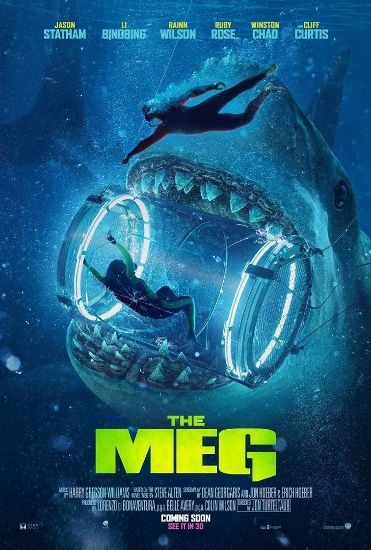 Película Meg - Tubarão Gigante 