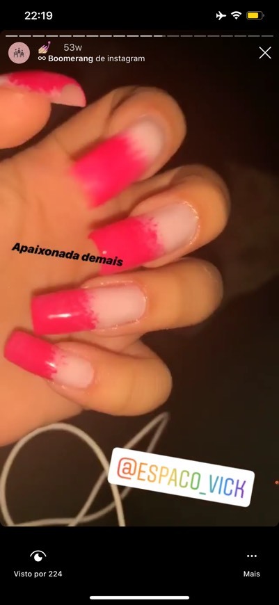 Product Pink esfumada degradê