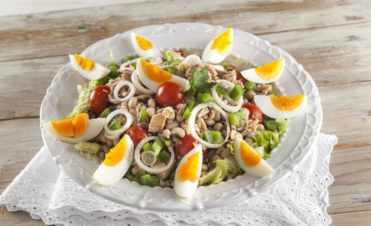 Social Feijão frade com atum