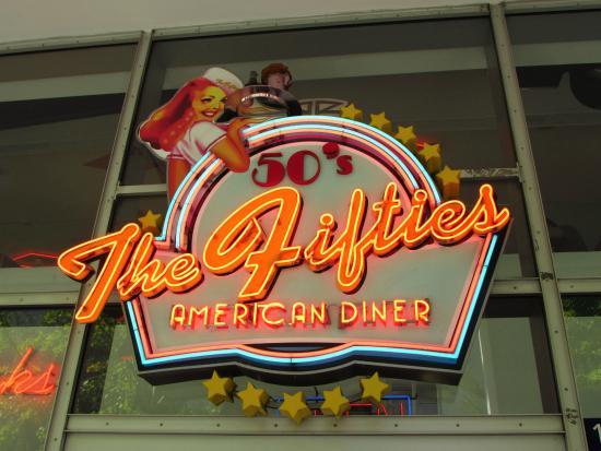 Fashion The fifties American Diner 