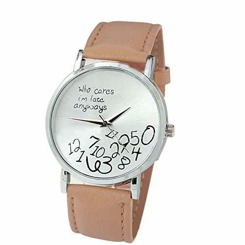 NO BRAND 2019 Recién diseñado Relogio Feminino Reloj Pulseras Regalo Mujer Cuero