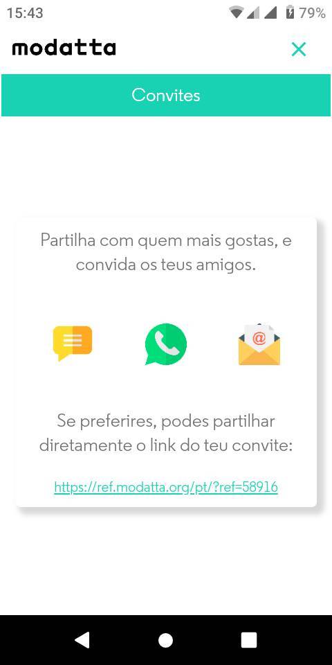 Social App para ganhar💵💵💵https://ref.modatta.org/pt/?ref=58916 