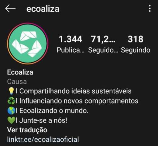 Instagram: @ecoaliza