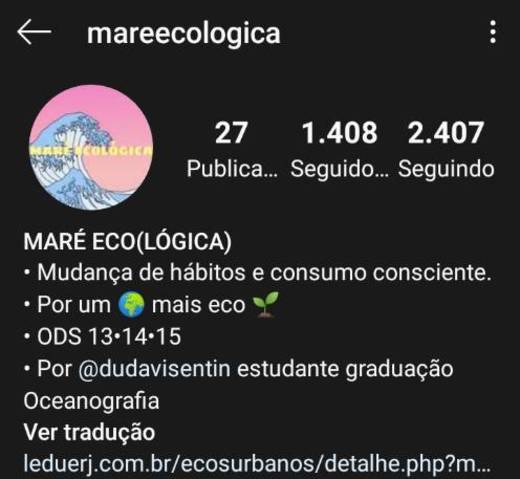 Instagram:@mareecologica