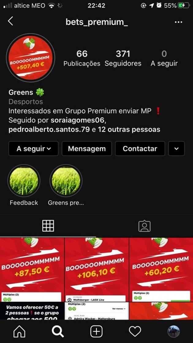 Social Melhor Grupo de Apostas Premium que conheço❗️❗️❗️