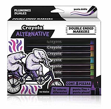 Productos Crayola plumones duales alternative