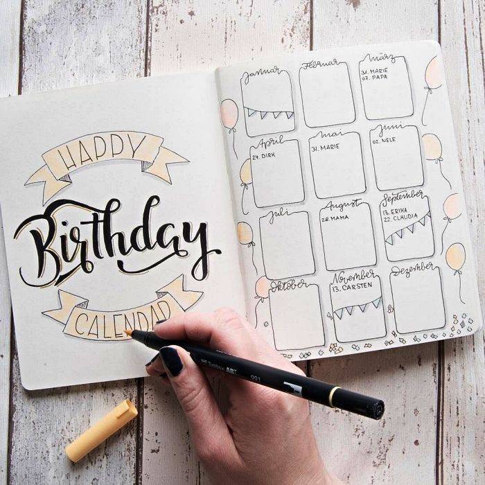 Moda Idea bullet Journal 