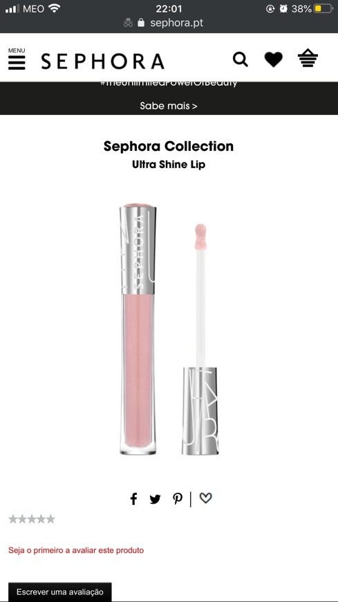 Producto Sephora gloss