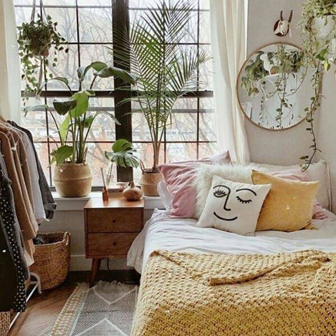 Moda Quarto com plantas 