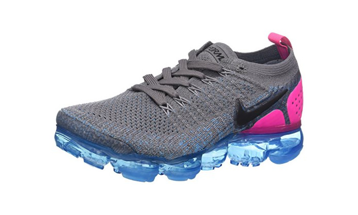 Moda Nike W Air Vapormax Flyknit 2, Zapatillas de Running para Mujer, Gris