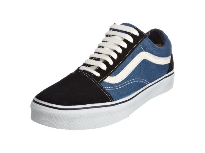 Social Vans Old Skool Classic Suede/Canvas, Zapatillas Unisex Adulto, Azul