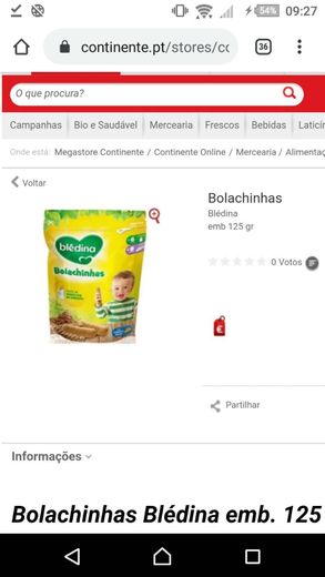 Bolachinhas - Blédina - Continente Online