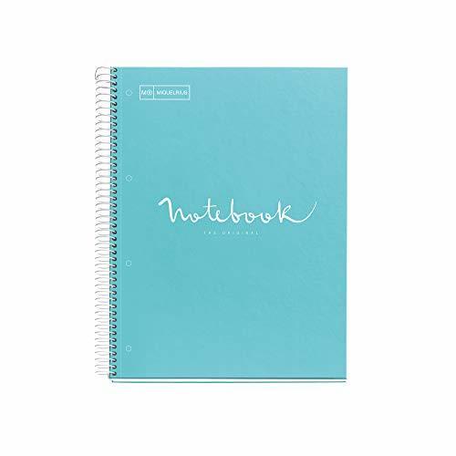 Producto Miquelrius Cuaderno A4 Emotions Azul Cielo 80 hojas Cuadrícula