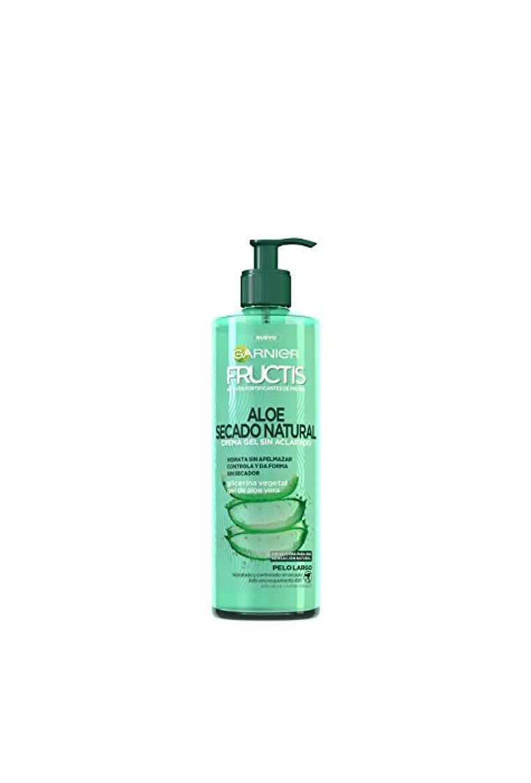 Social Garnier Fructis Aloe Secado Natural Crema Gel sin Aclarado