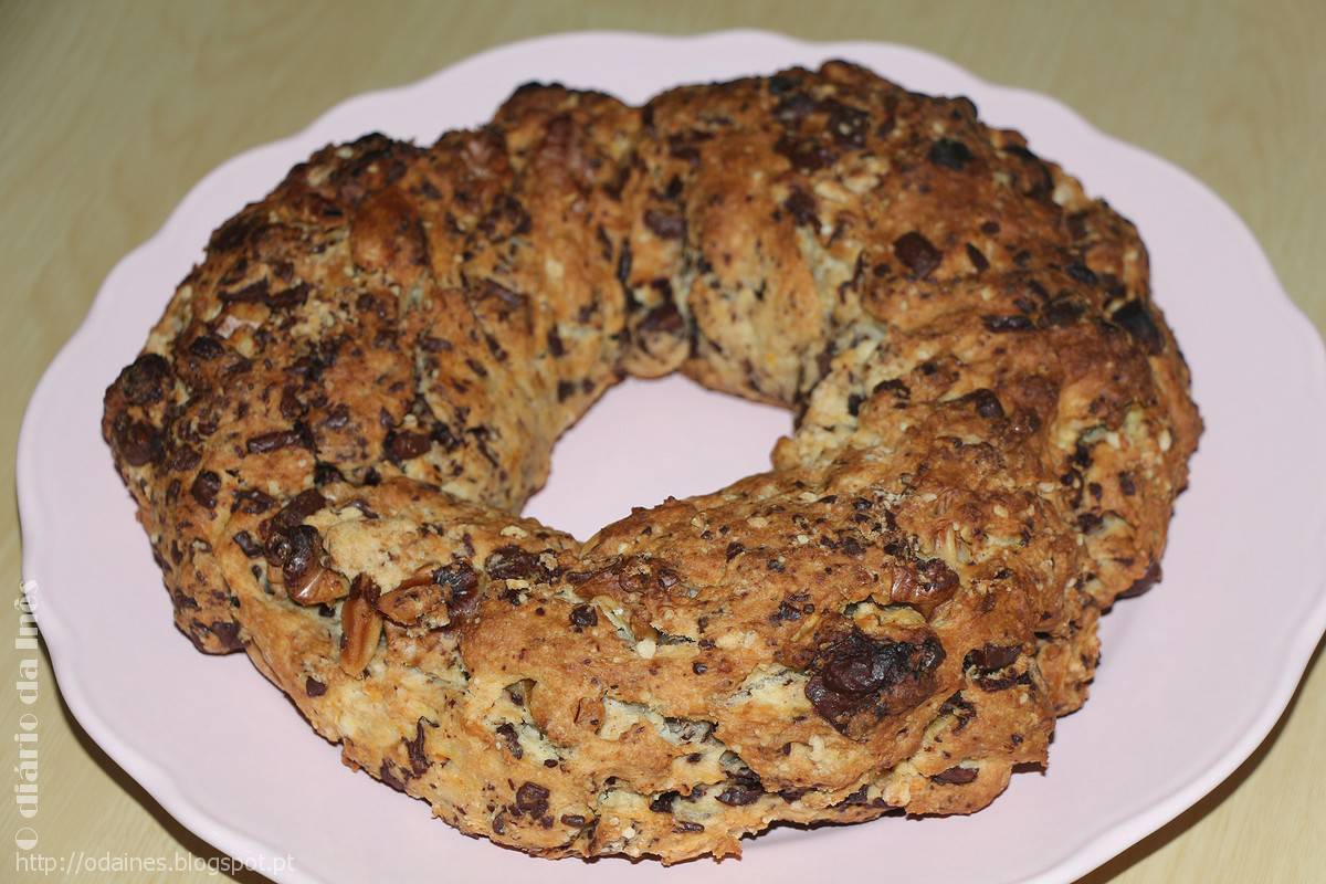 Bolo rei de chocolate em 5 minutos