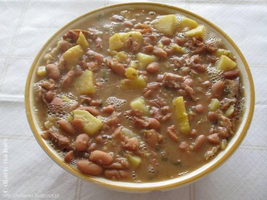 Feijão com batata doce