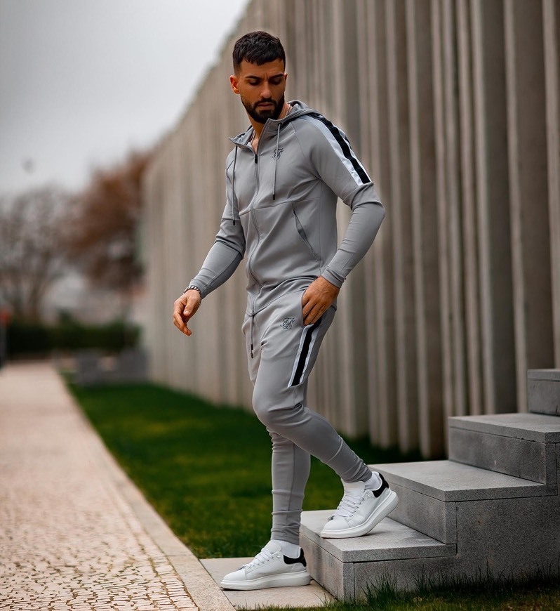 Social Fato treino cinza Siksilk 