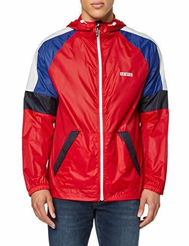 Fashion Levi's Colorblock Windrunner Chaqueta, Rojo