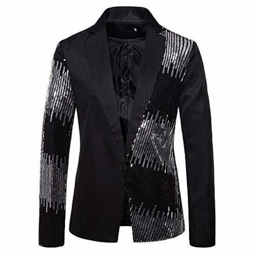 ZODOF Trajes para Hombres Negocio Blazer Chaqueta Trajes Hombre Vestir Slim Fit