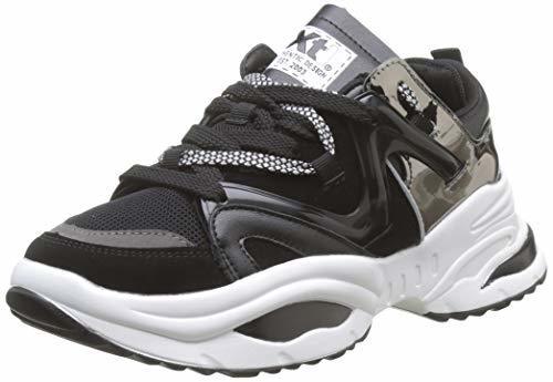 Product XTI 49523, Zapatillas para Mujer, Negro