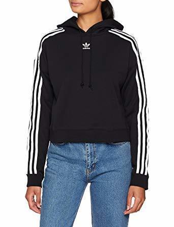 adidas Cropped Hoodie Black Camiseta