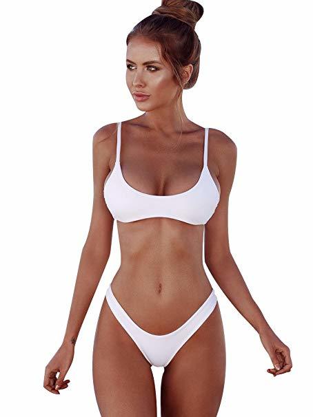 Moda Bikinis brasileños Mujer bañador Bandeau Push up