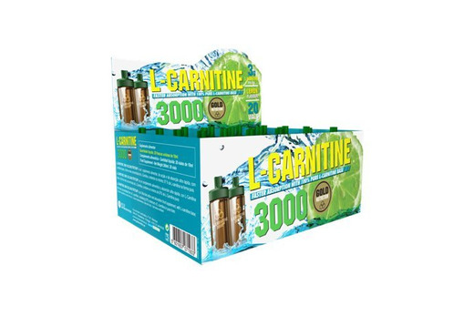 L-Carnitina 3000 Gold Nutrition 20 Unidosis x 10ml