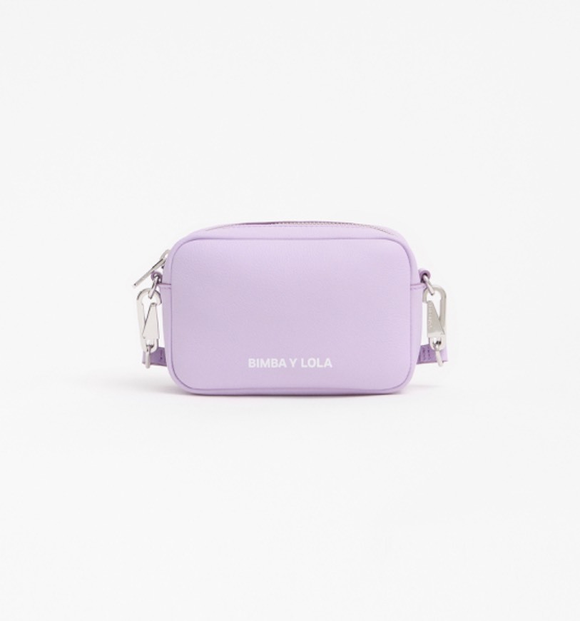 Social Mala de tiracolo XS pele lilás 