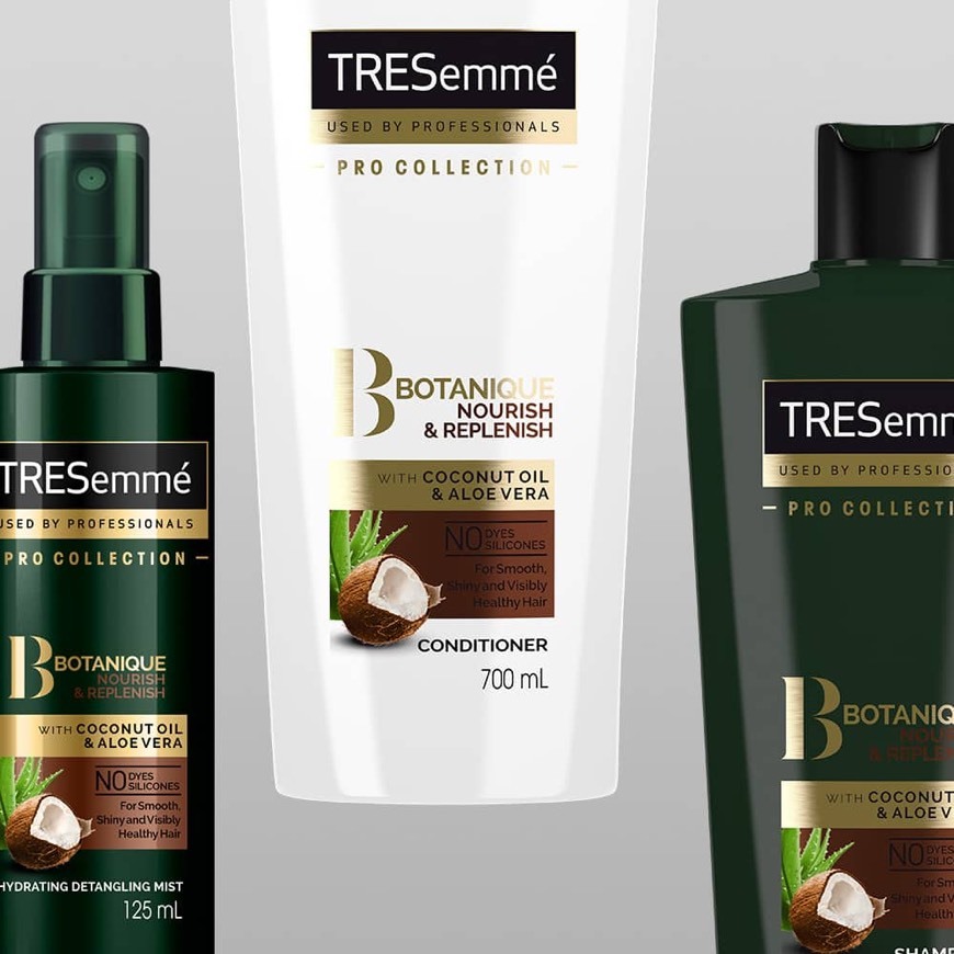 Productos Tresemme Botanique Coco e Aloe Vera 