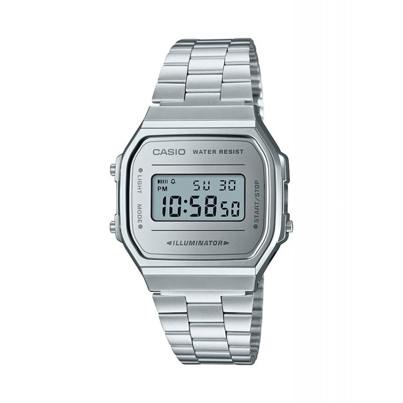 Moda Casio Prateado 