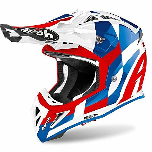 Products Airoh Casco AVIATOR ACE TRICK BLUE GLOSS M