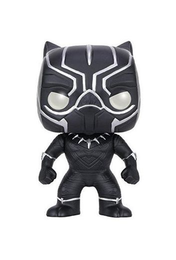 Funko Pop!- capitán Bobble: Marvel: Captain America CW: Black Panther, Multicolor, 3.75