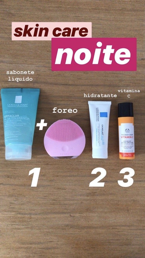 SKIN CARE NOITE ✨