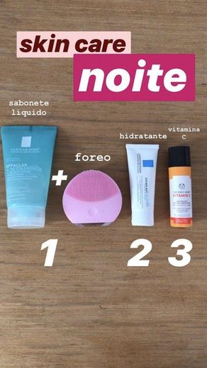 SKIN CARE NOITE ✨