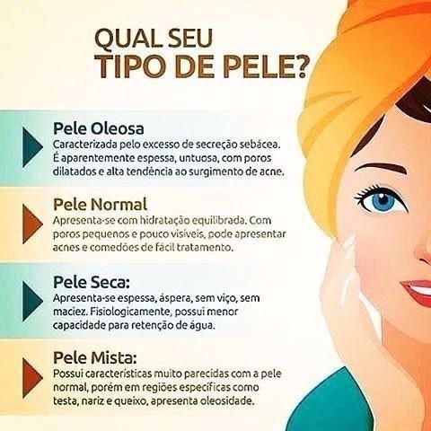 QUAL É O SEU TIPO DE PELE? 