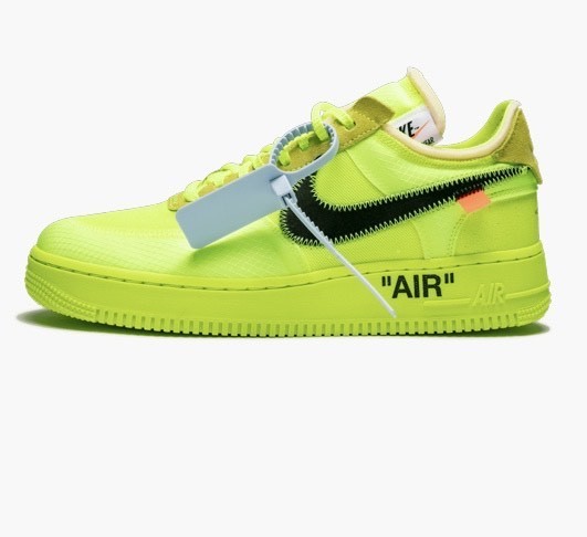 Moda The 10: Nike Air Force 1 Low 
“Off-White Volt”