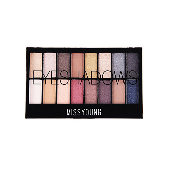 Social miss young Paletas para Sombras de Ojos de Color Brillantes Metálicos 16